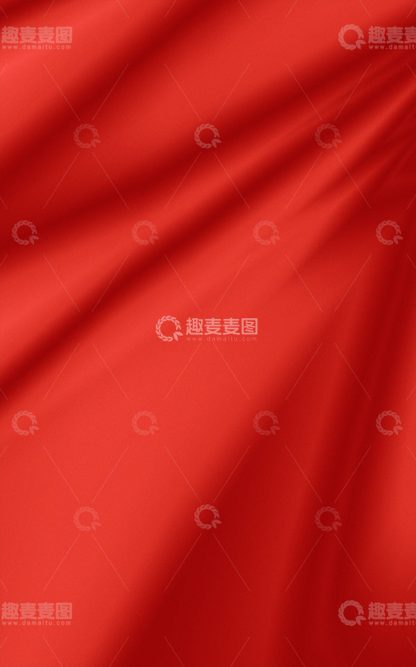 源文件下载【趣麦麦图】红色丝绸喜庆背景