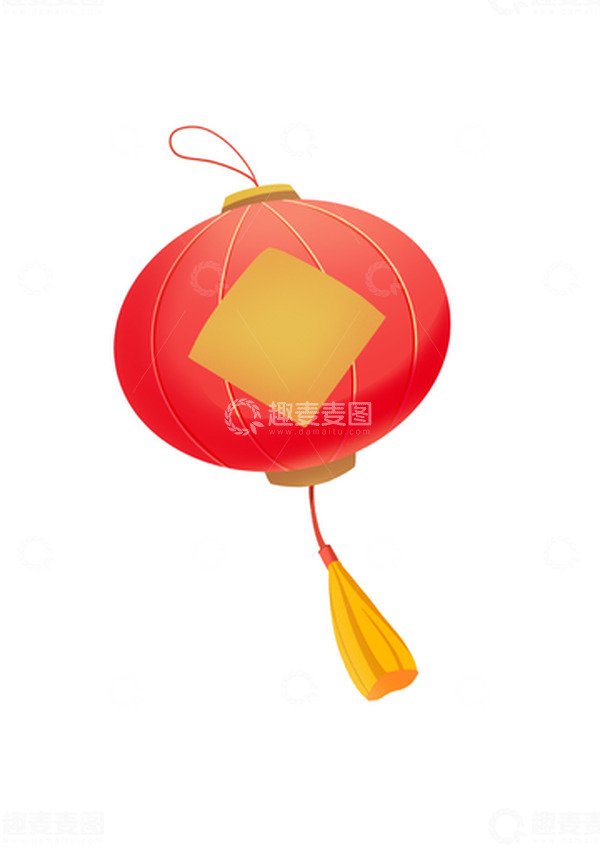 源文件下载【趣麦麦图】红色新年新春元旦灯笼