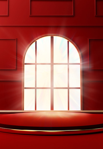 双11双12红色促销年终盛典欧式大促背景