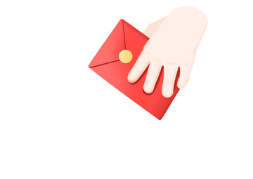 红色 新年 红包 压岁钱 小年除夕 手绘