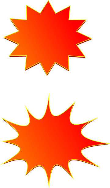 红色爆炸花标签