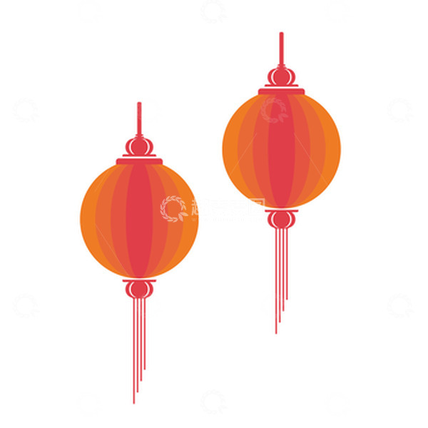 源文件下载【趣麦麦图】红色灯笼矢量图佳节素材