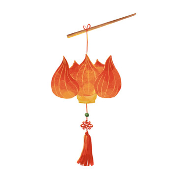 元宵花灯元素图