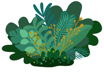 绿色植物草丛春天踏青