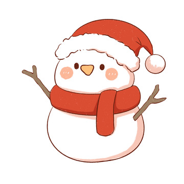 大寒小寒堆雪人