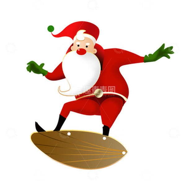 源文件下载【趣麦麦图】手绘圣诞老人元素