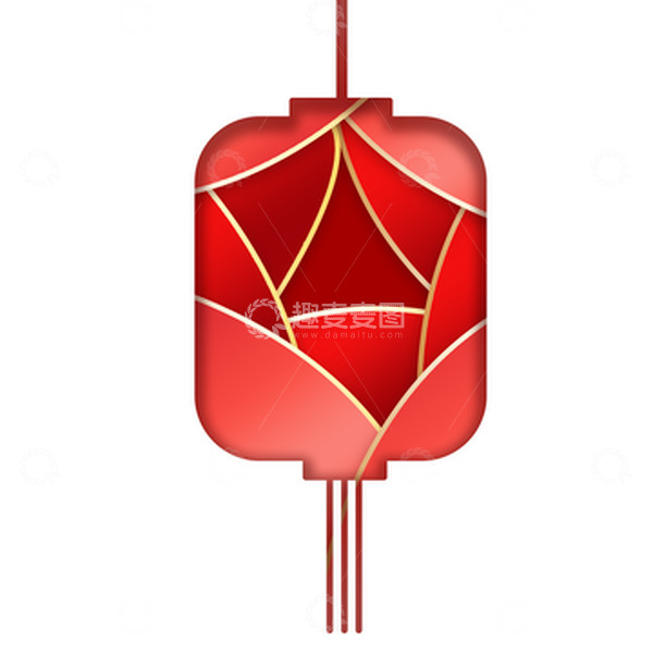 源文件下载【趣麦麦图】元宵节渐变花灯元素