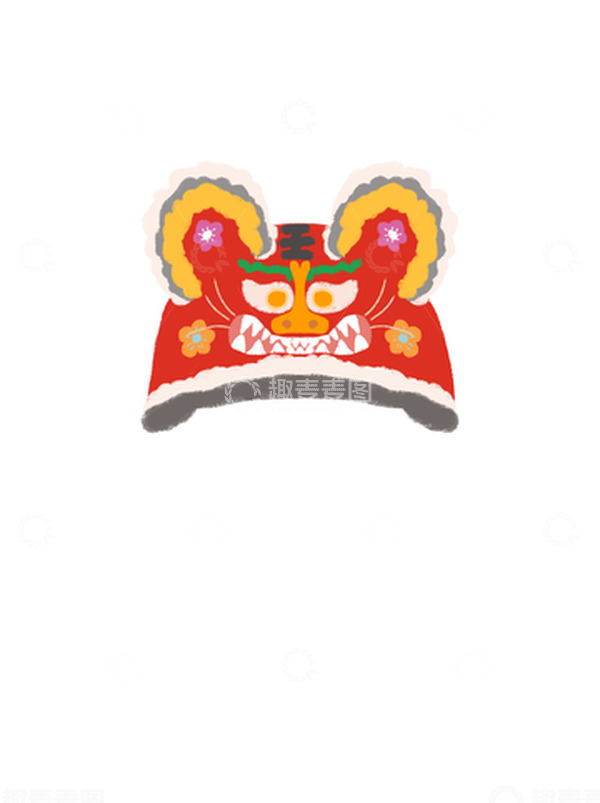 源文件下载【趣麦麦图】-可爱婴幼儿虎头帽