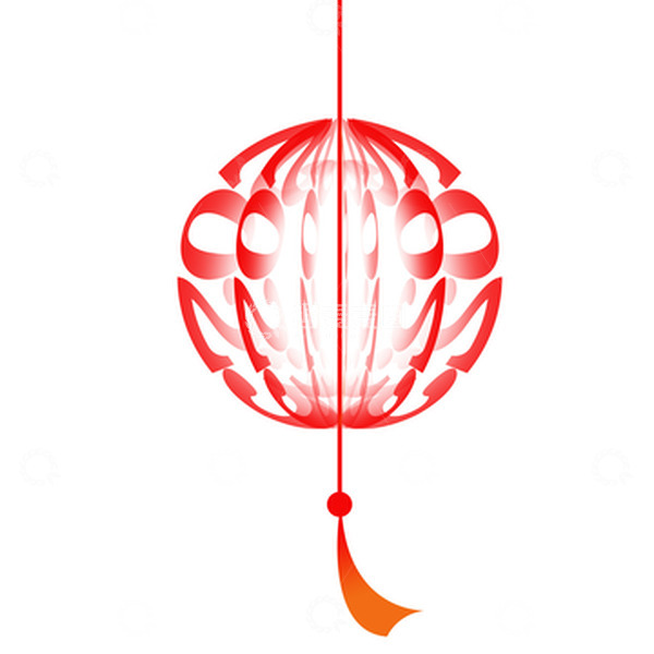 源文件下载【趣麦麦图】红色春节2023兔年灯笼元素