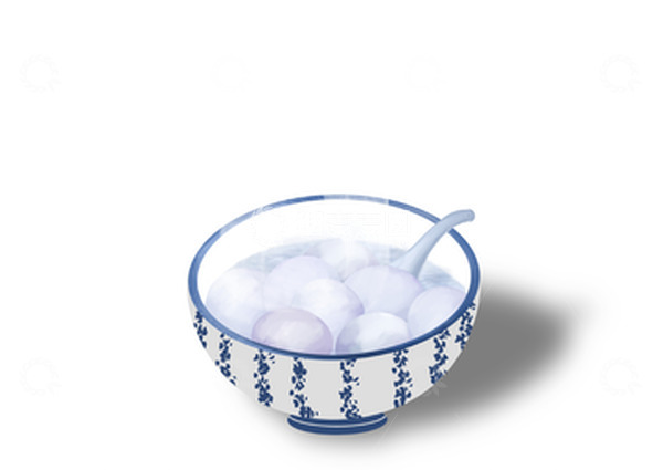 源文件下载【趣麦麦图】-元宵节吃元宵