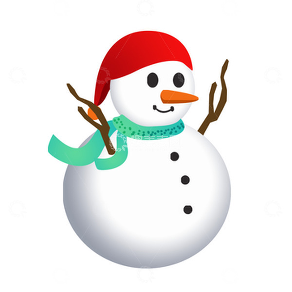 源文件下载【趣麦麦图】手绘冬季雪人插画元素