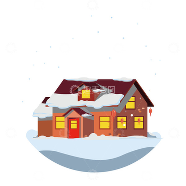 源文件下载【趣麦麦图】过年氛围感小屋