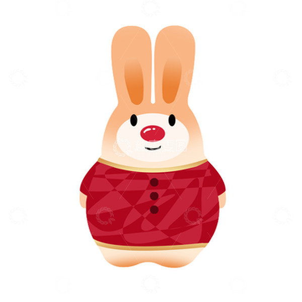 源文件下载【趣麦麦图】卡通插画可爱兔子元素