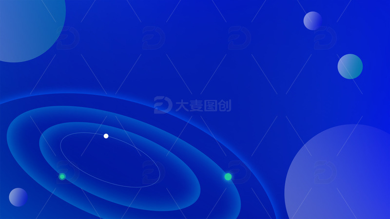 源文件下载【趣麦麦图】科技星球未来背景