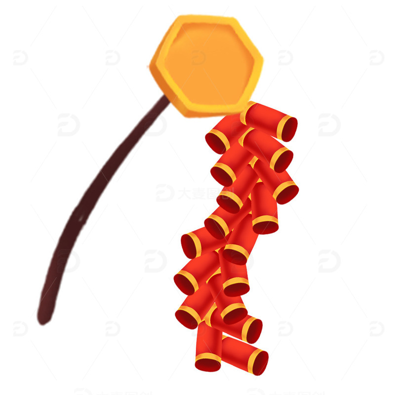 春节喜庆小鞭炮