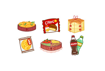 年货节居家过年小零食快乐肥宅水图标