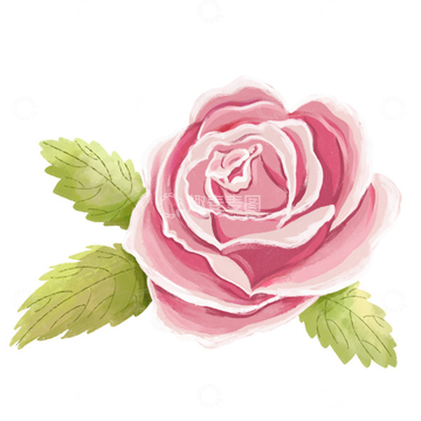 源文件下载【趣麦麦图】粉色调小清新春季立春花草花朵元素