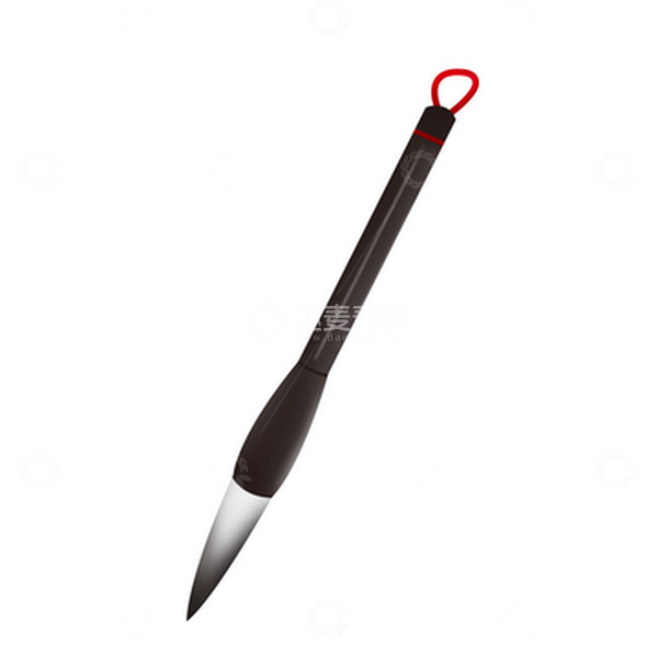 源文件下载【趣麦麦图】毛笔墨笔水墨笔中国风水墨笔写字笔水墨装饰