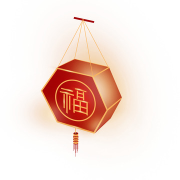 红色喜庆元宵节花灯