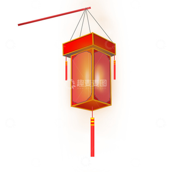源文件下载【趣麦麦图】年货节喜庆灯笼
