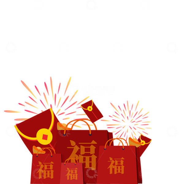 源文件下载【趣麦麦图】年货节过年礼盒