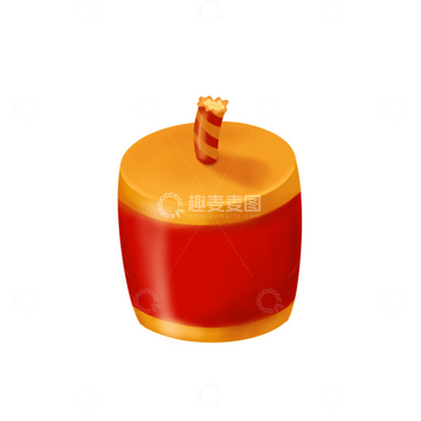 源文件下载【趣麦麦图】过年红色喜庆大鞭炮放炮