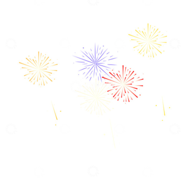 源文件下载【趣麦麦图】年货节促销烟花