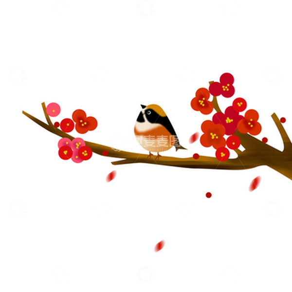 源文件下载【趣麦麦图】卡通插画植物花朵元素