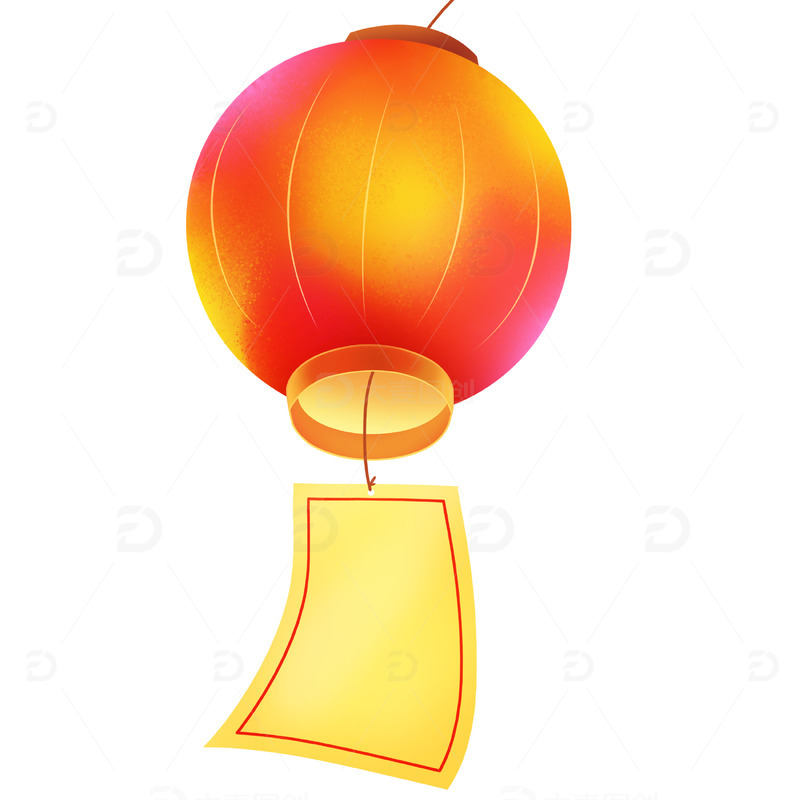 源文件下载【趣麦麦图】新年元宵节灯笼