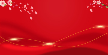 红色喜庆海报背景