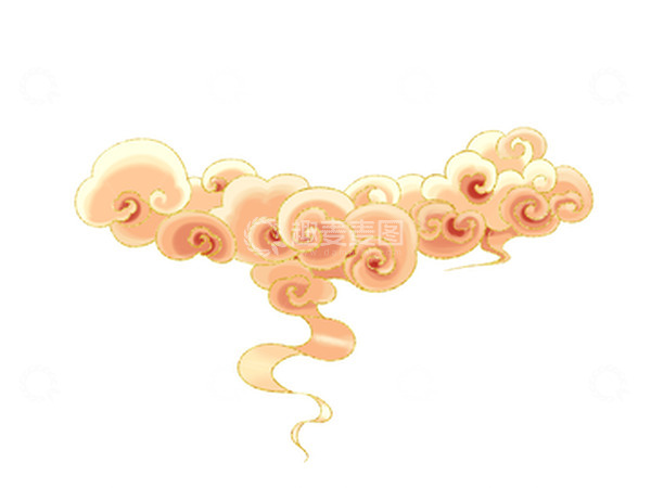 源文件下载【趣麦麦图】喜庆手绘国风祥云