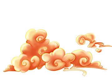 喜庆国潮国风手绘祥云