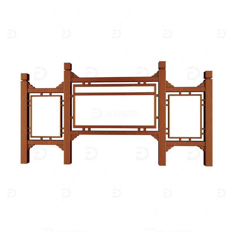 中式公告栏布告栏