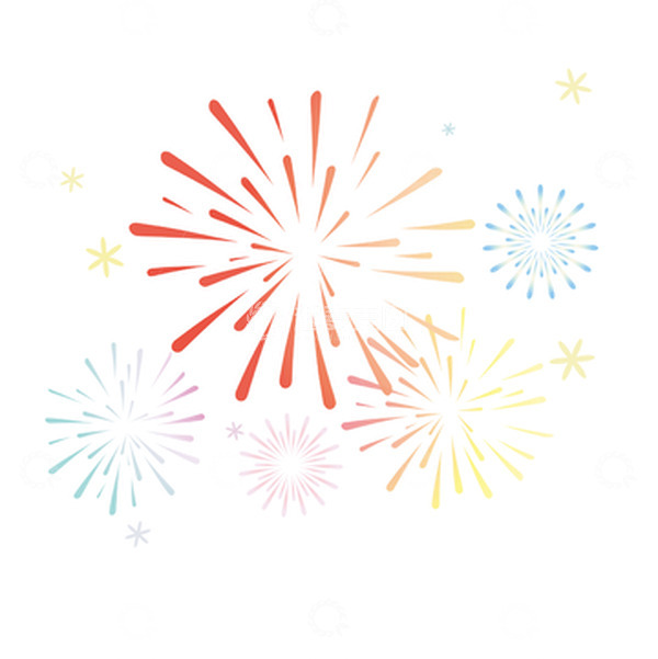 源文件下载【趣麦麦图】新年春节烟花爆竹矢量元素