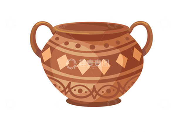 源文件下载【趣麦麦图】陶泥罐子矢量素材
