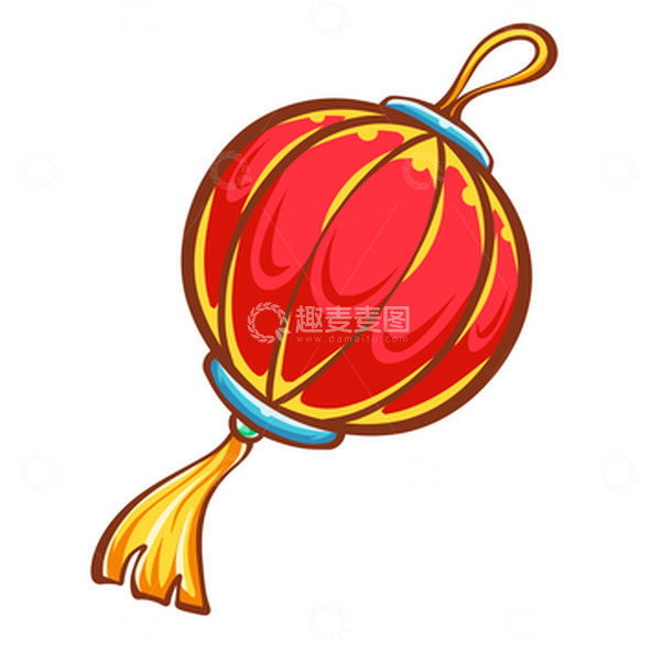 源文件下载【趣麦麦图】国潮春节新年元宵灯笼