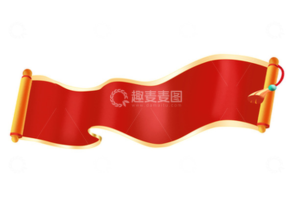 源文件下载【趣麦麦图】画卷电商背景元素