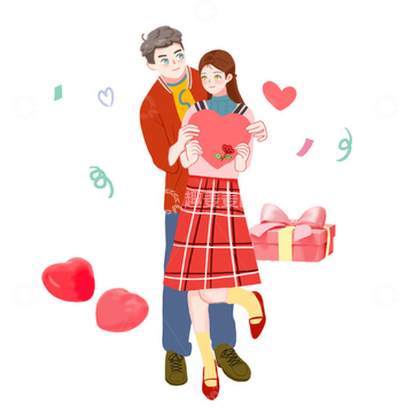 源文件下载【趣麦麦图】甜蜜情人节元素