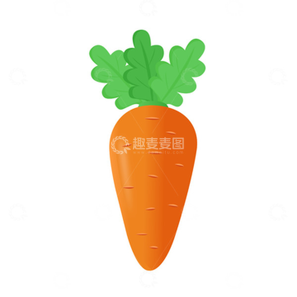 源文件下载【趣麦麦图】-黄色胡萝卜卡通手绘图