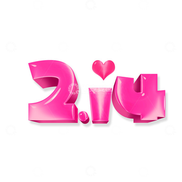 源文件下载【趣麦麦图】手绘风情人节主题艺术字