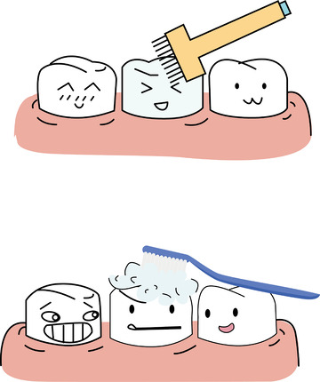 儿童卡通口腔洗牙涂氟