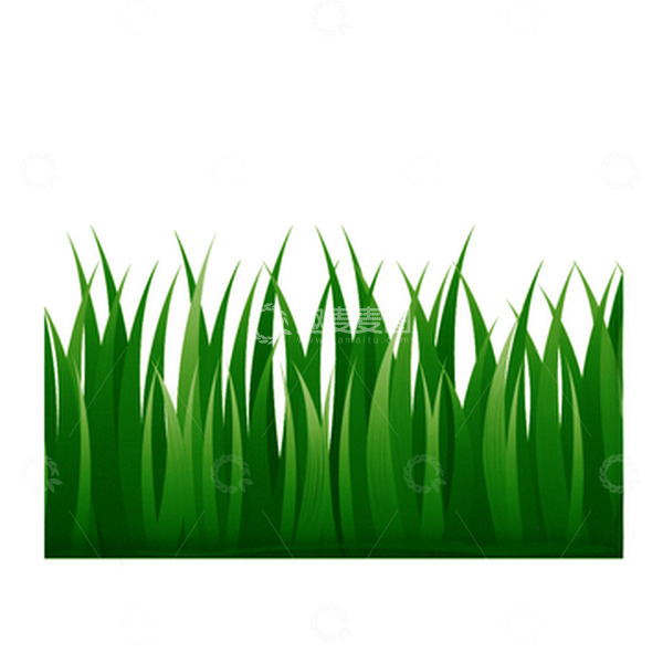 源文件下载【趣麦麦图】绿色小清新春天小草地手绘春天元素