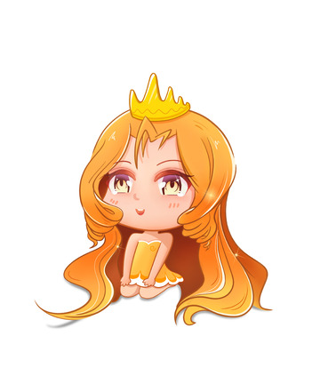 可爱女孩小公主