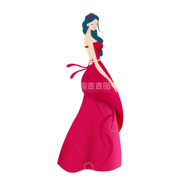 源文件下载【趣麦麦图】38妇女节女人元素