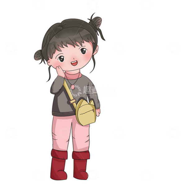 源文件下载【趣麦麦图】妇女节女王节女神,手绘人物女性购物