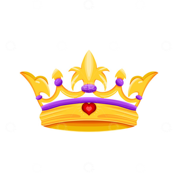 源文件下载【趣麦麦图】女王节手绘皇冠插画妇女节