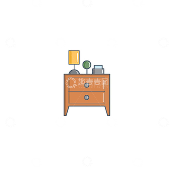 源文件下载【趣麦麦图】MBE风桌子插画