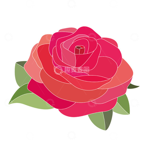 源文件下载【趣麦麦图】色块妇女节玫瑰成熟女性鲜花