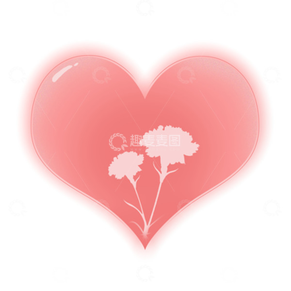 源文件下载【趣麦麦图】粉色爱心妇女节38节日素材