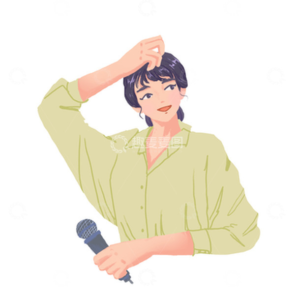 源文件下载【趣麦麦图】38妇女节女神女明星美女偶像青春活力手绘